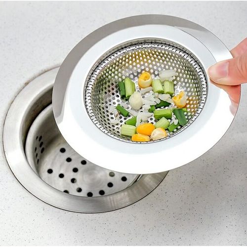 Stainles steel sink strainer