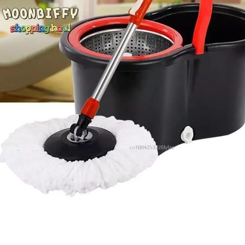Metallic 360 Rotate Spin Mop+ Bucket Set