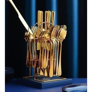 Stainless Steel Gold Cutlery Set