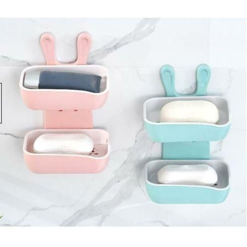 Wall Mount Double Layered Soap Dish