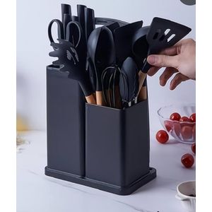 19pc silicone spoon set