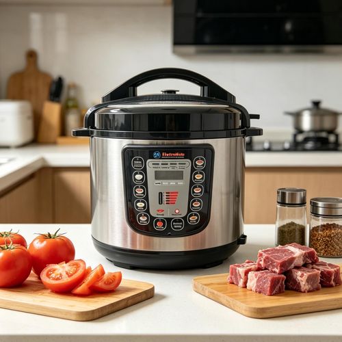 Em 6L Automatic Electric Pressure Cooker Silver EPC02 (1YR WRTY)