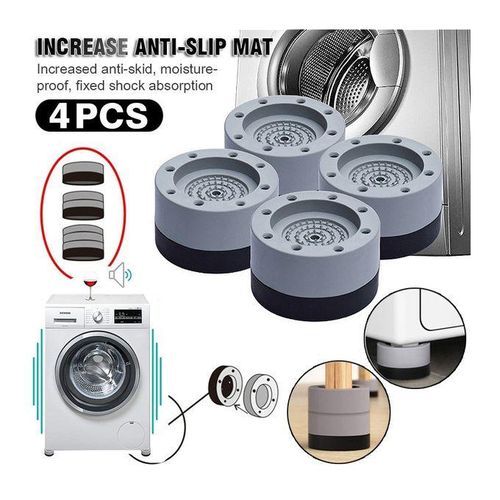 4pcs Washing Machine Anti-vibration Pads Shock And Noise Cancellation Pads