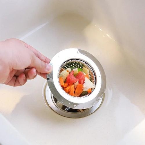Stainles steel sink strainer