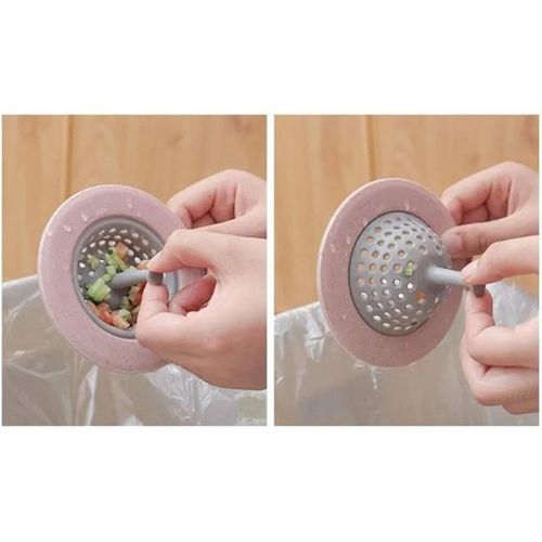 Silicone sink strainer