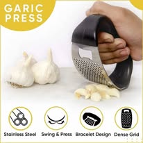 Ring Garlic press