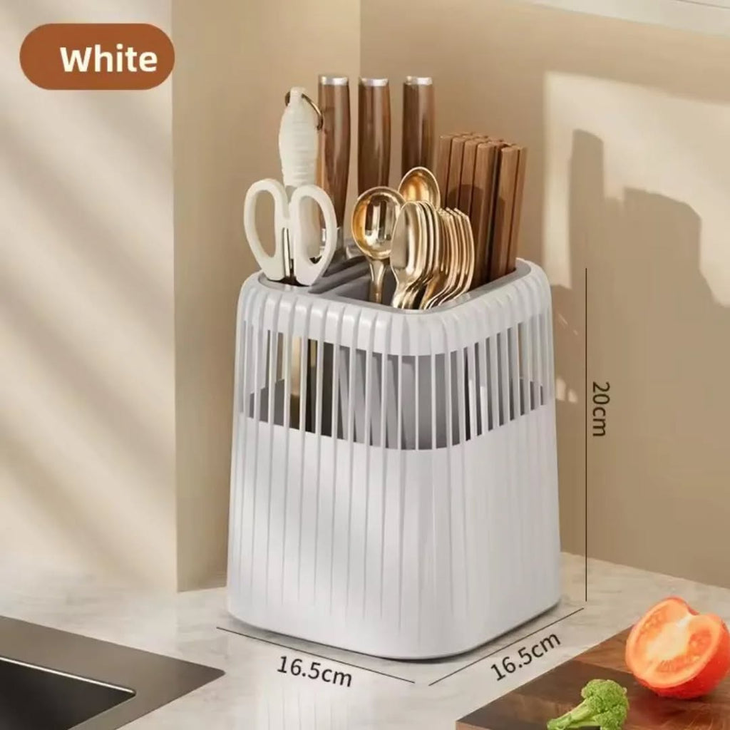 Multi-Functional Rotating cutlery & Utensil Rack