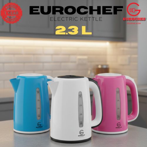 Eurochef EC- K06 Plastic Cordless Electric Kettle With 2.3 L
