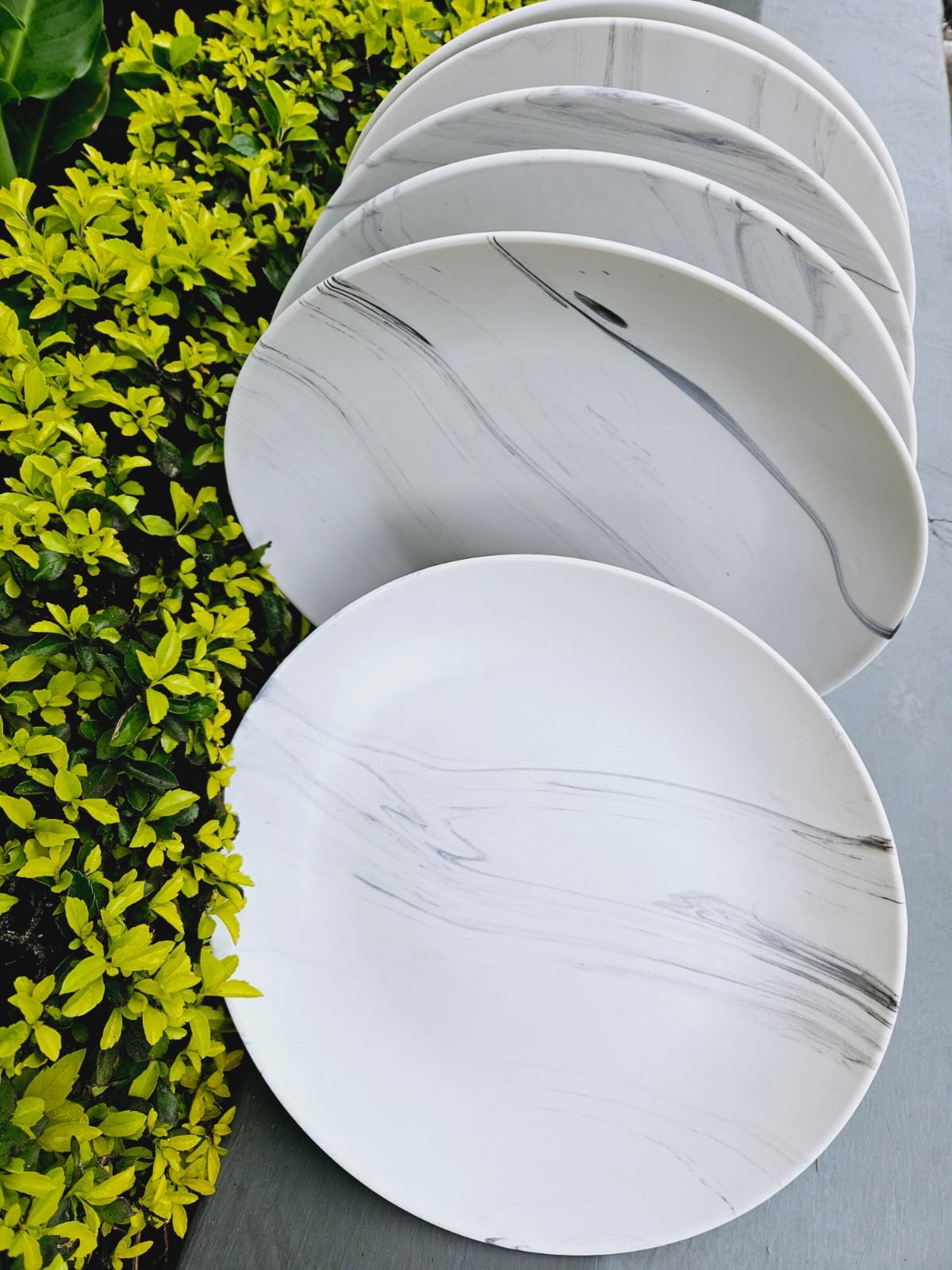 Round marble plate #003