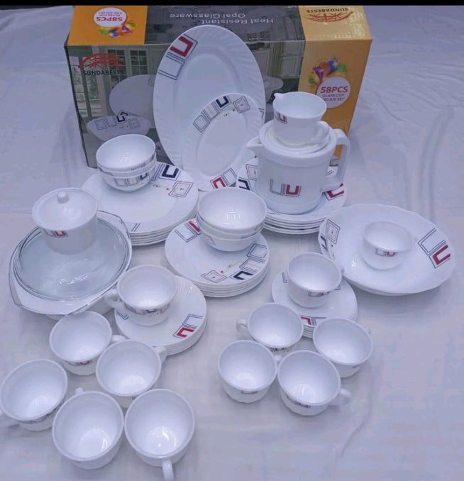 58pcs Dinnerset
