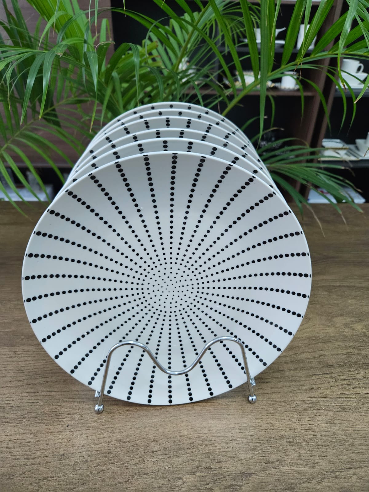 Ceramic plate - 6pcs set