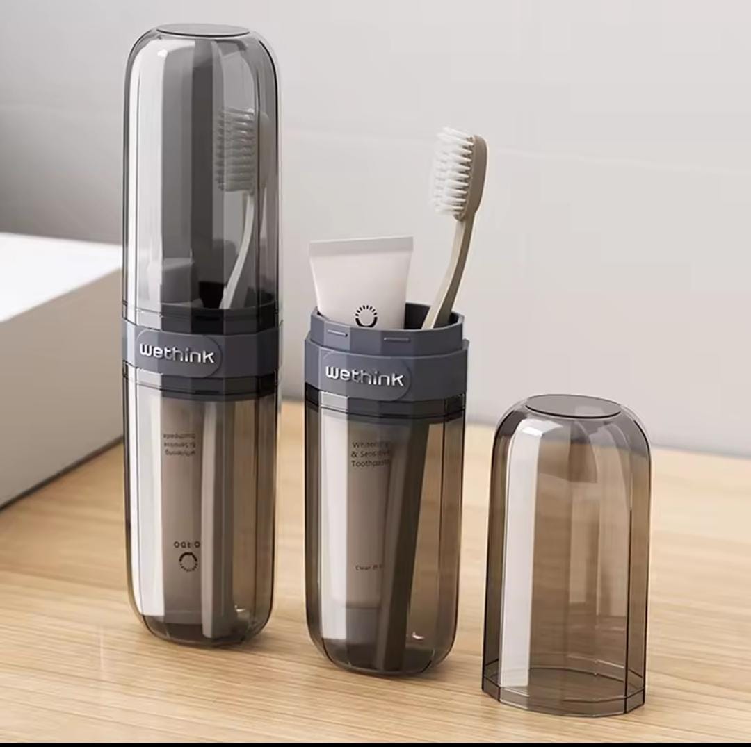 Travel toothbrush holder