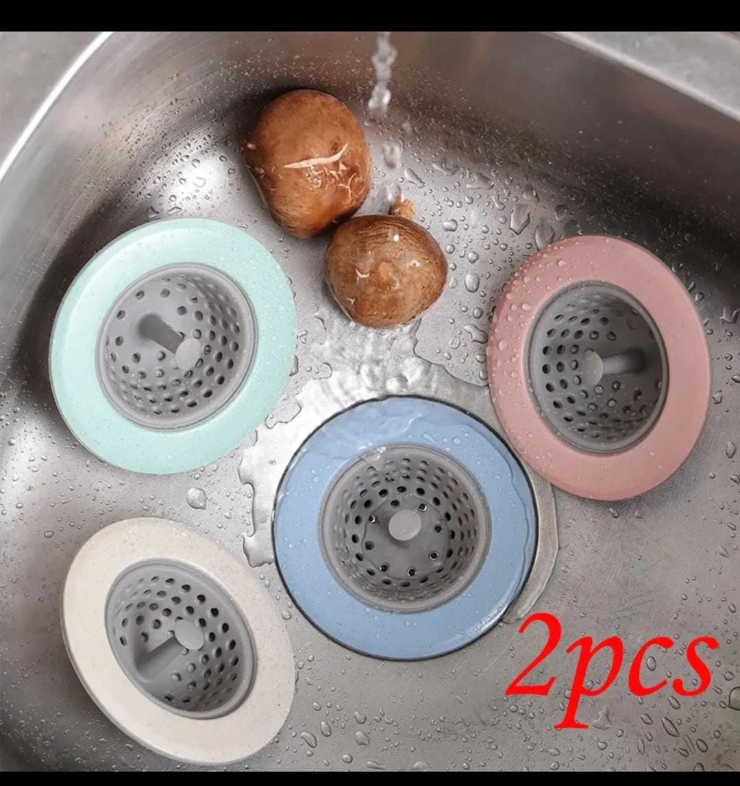 Silicone sink strainer