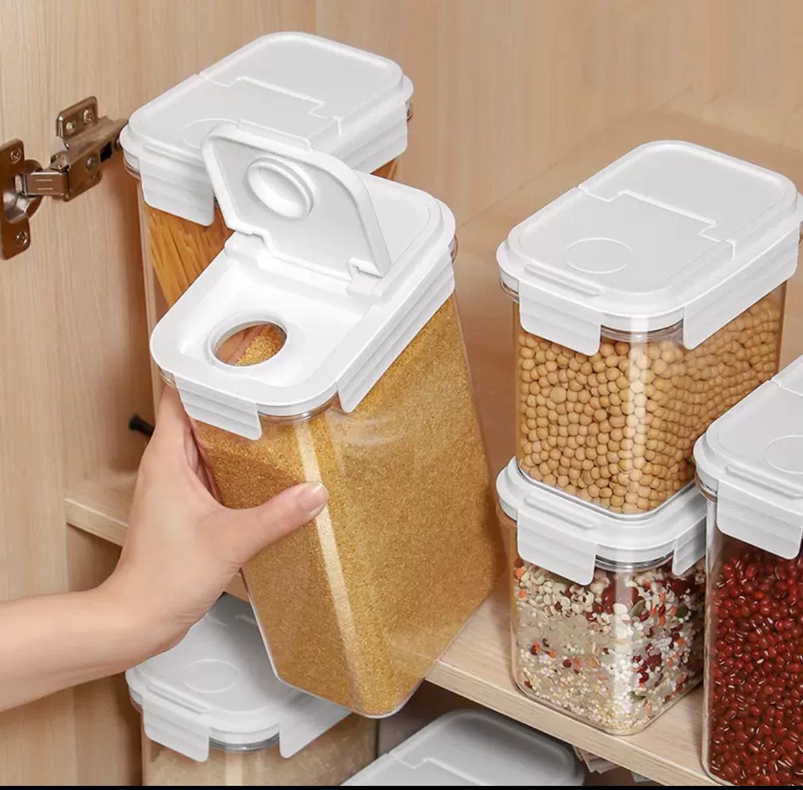 Acrylic cereal jars 2300ml
