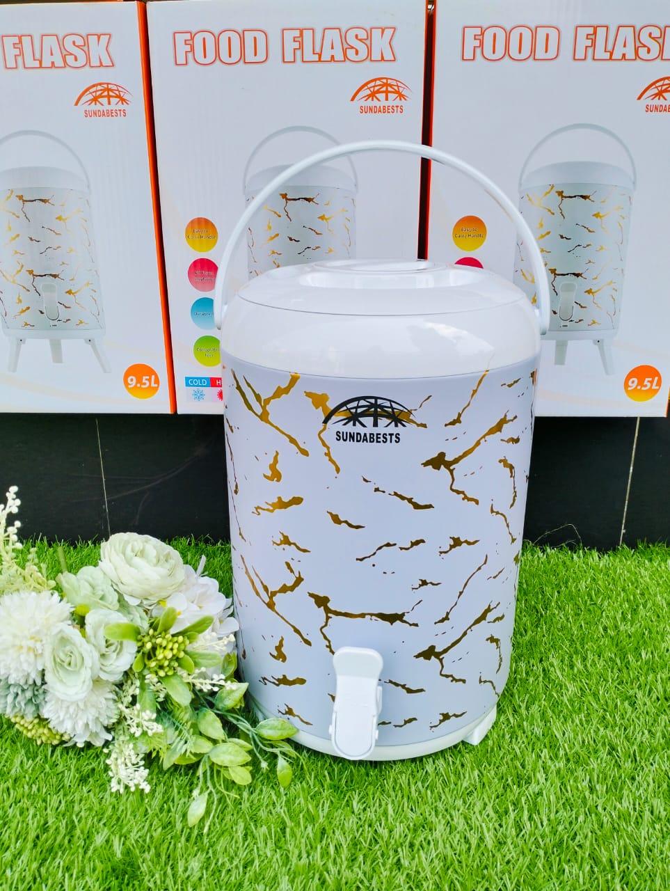 9.5ltr marble tea urn