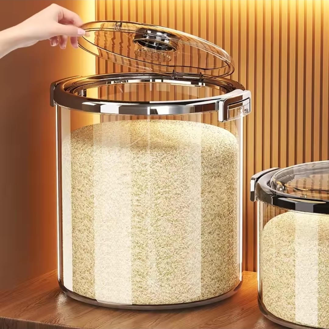 Airtight transparent rice bucket 5kg/10kg