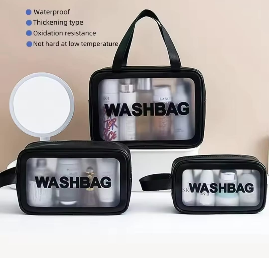 3pcs waterproof washbag set