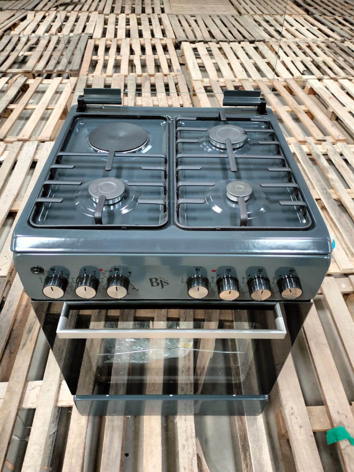 Grey Elegance 60*60 Bjs 3+1 standing cooker