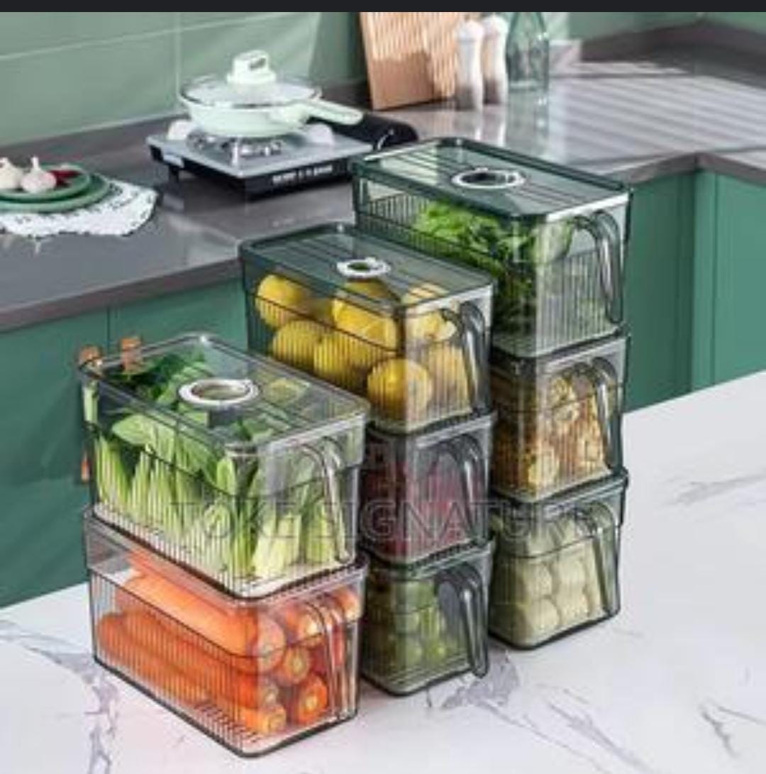 Elegant acrylic fridge container