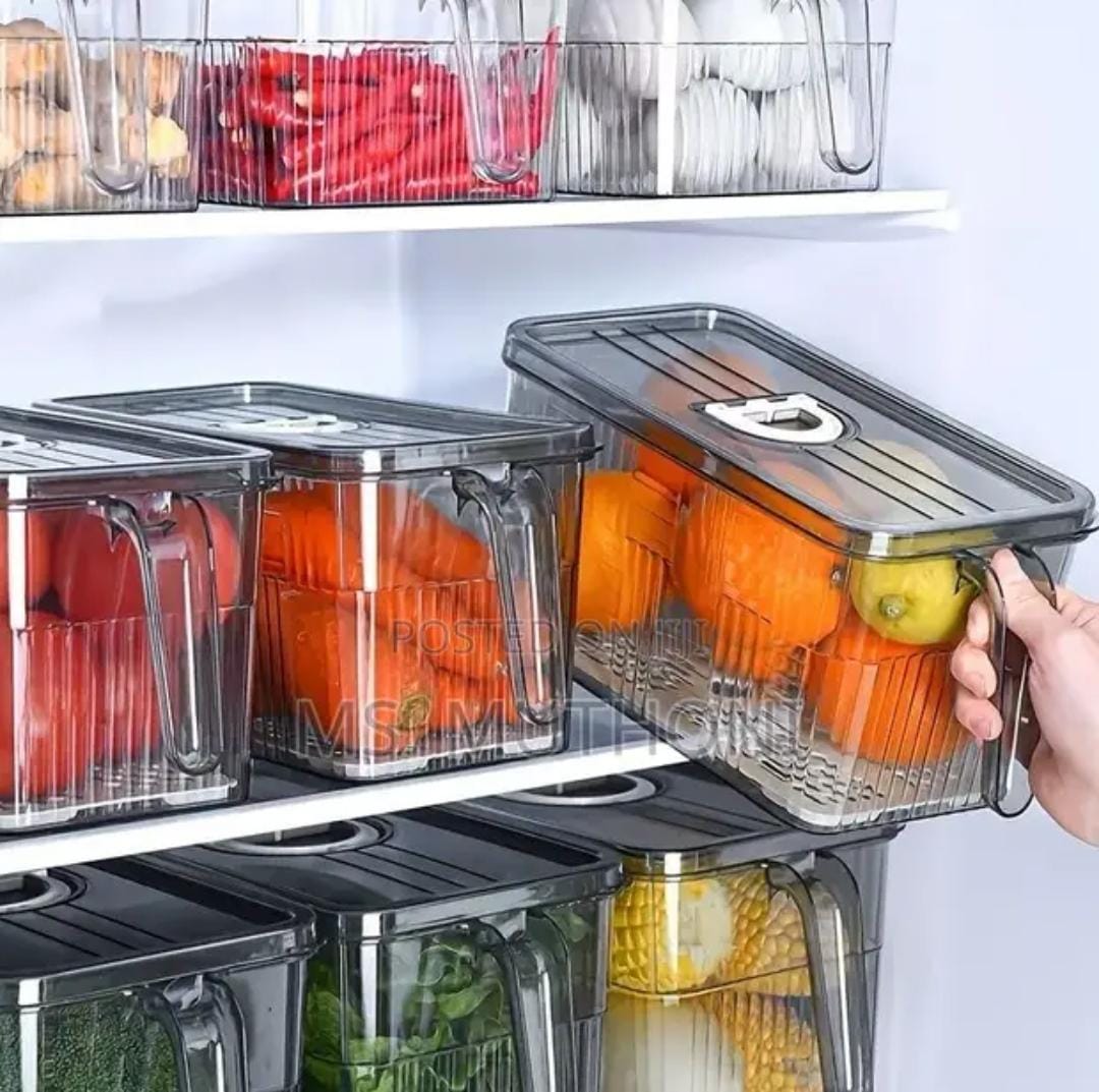 Elegant acrylic fridge container