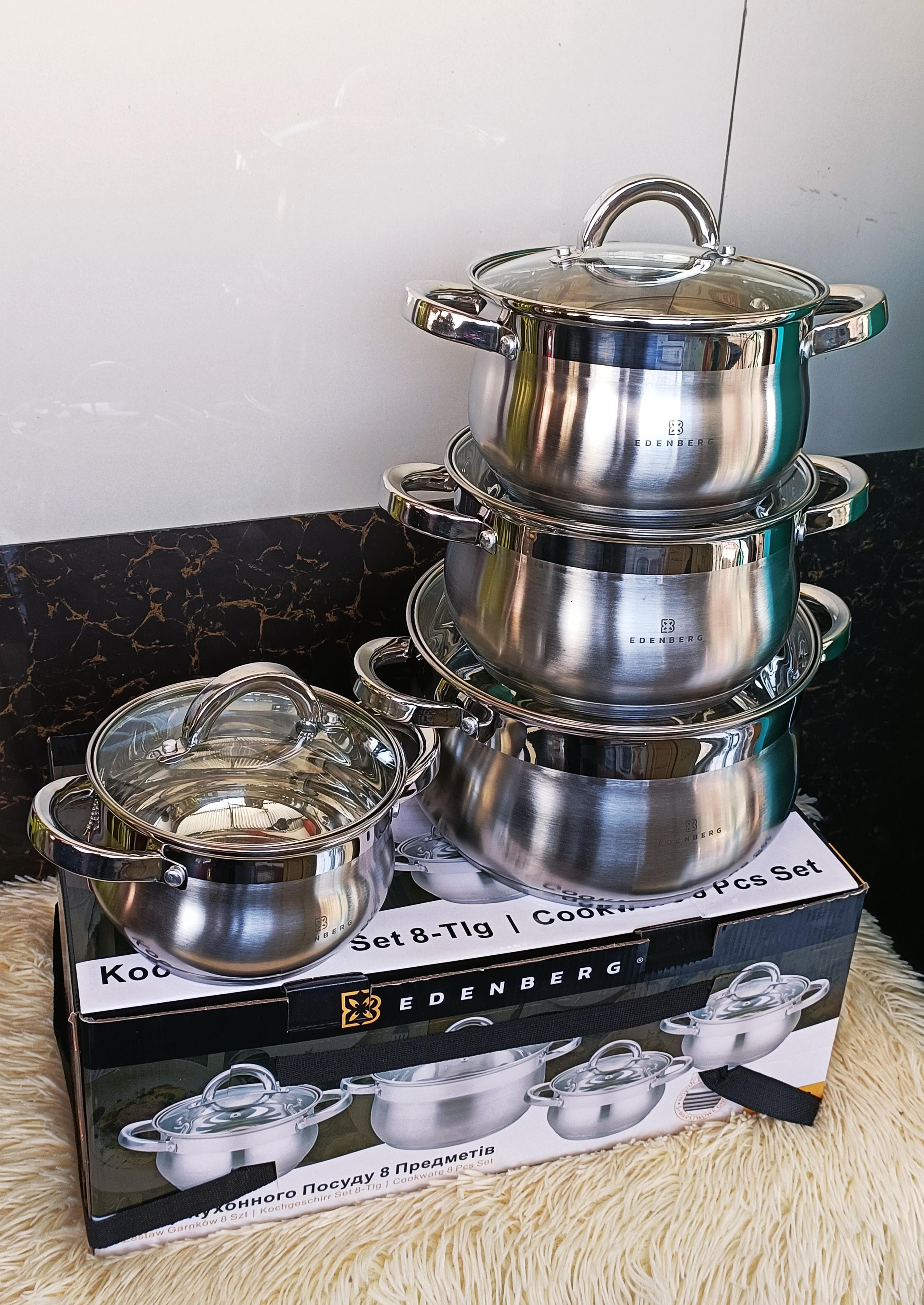 Edenberg stainless pots