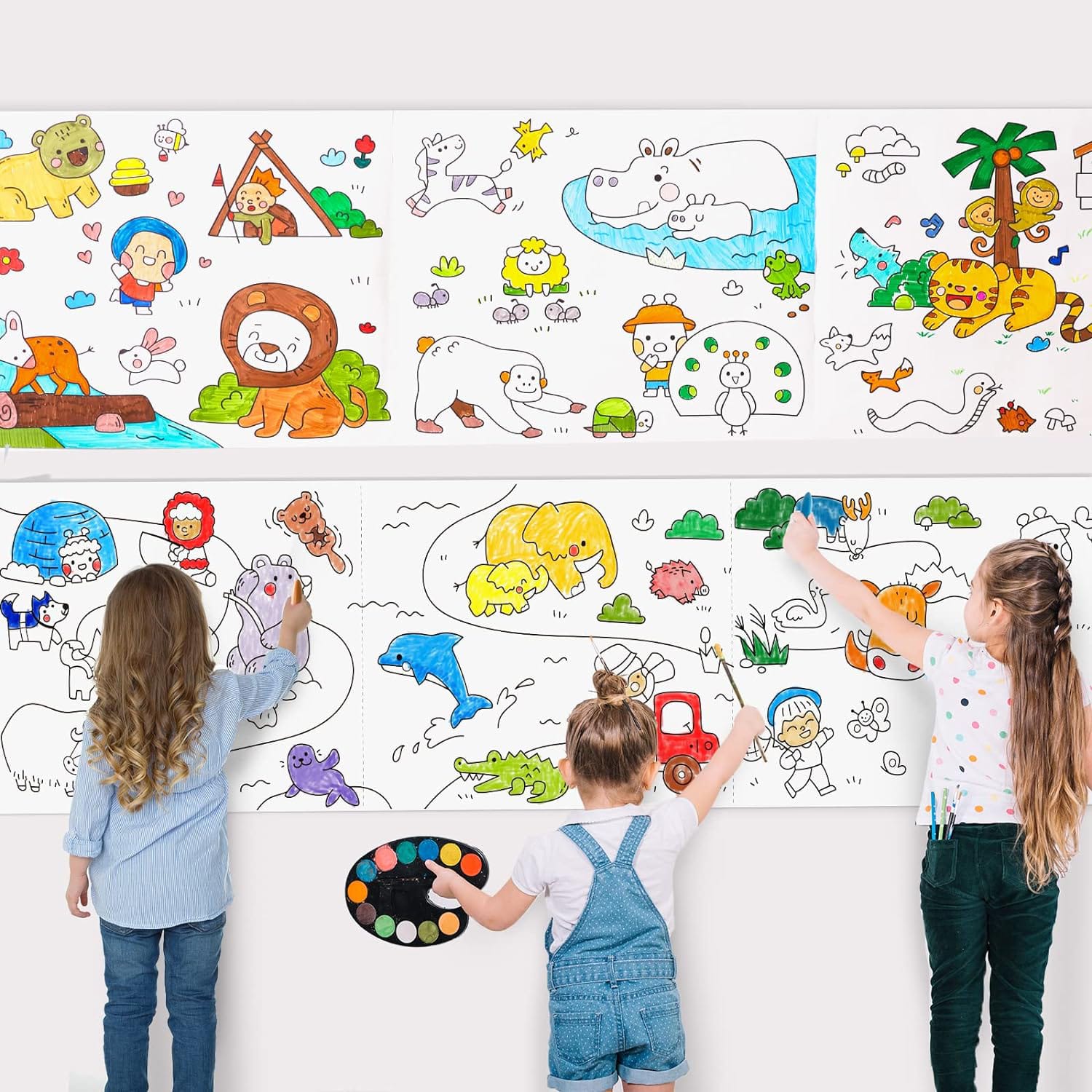 Children's Drawing Roll Coloring Paper Roll for Kids