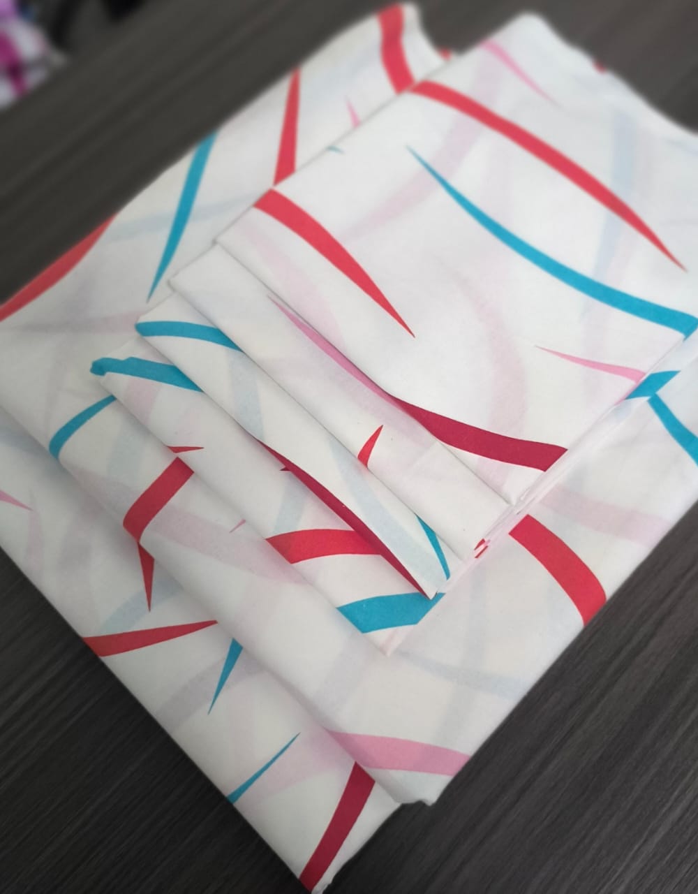 6pc Flat  Bedsheet (7by8)