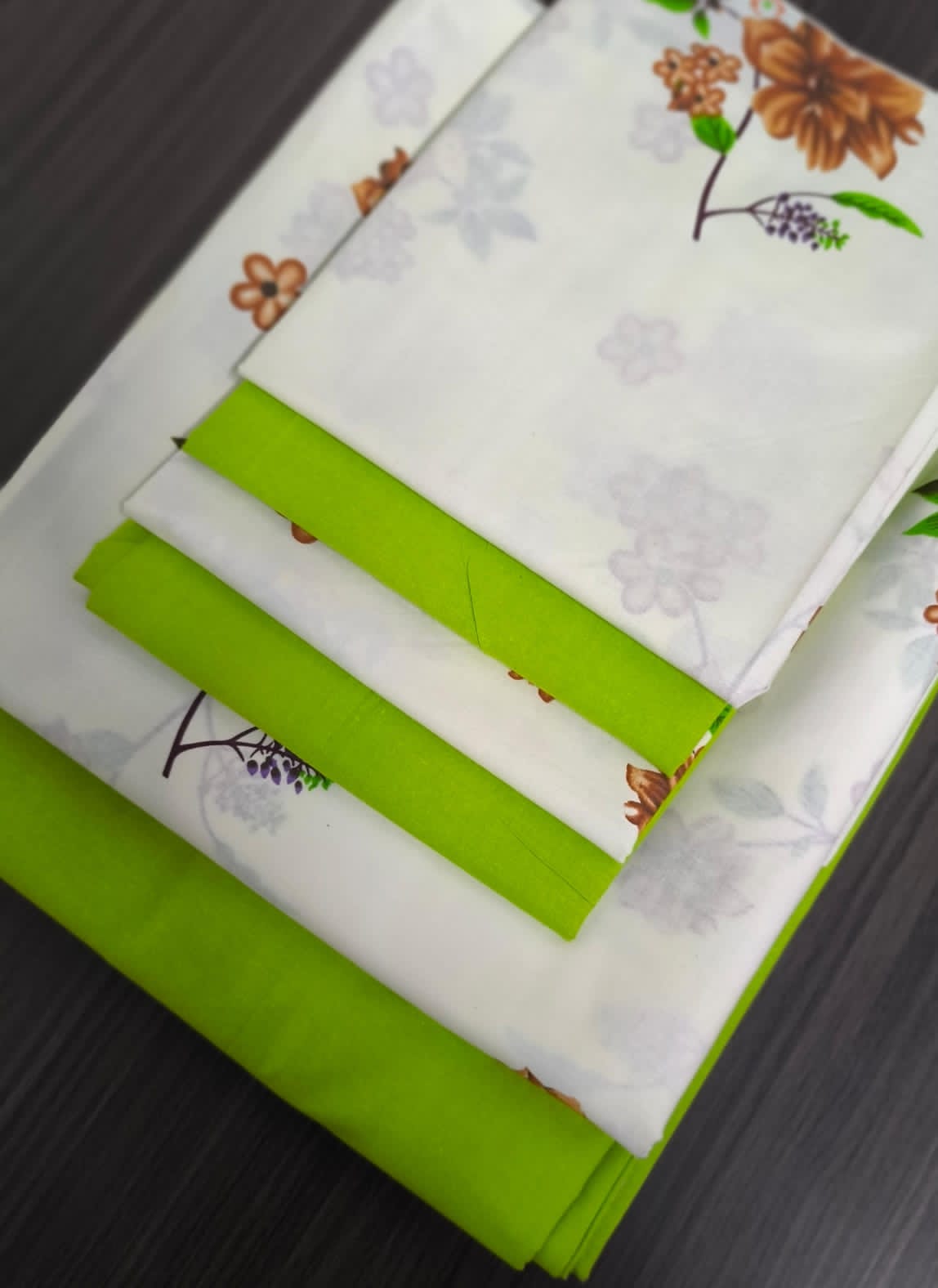 6pc Flat  Bedsheet (7by8)