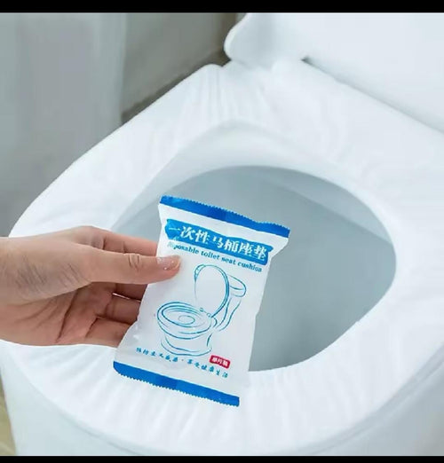 10pcs Portable  disposable Toilet Seat Cushion Paper