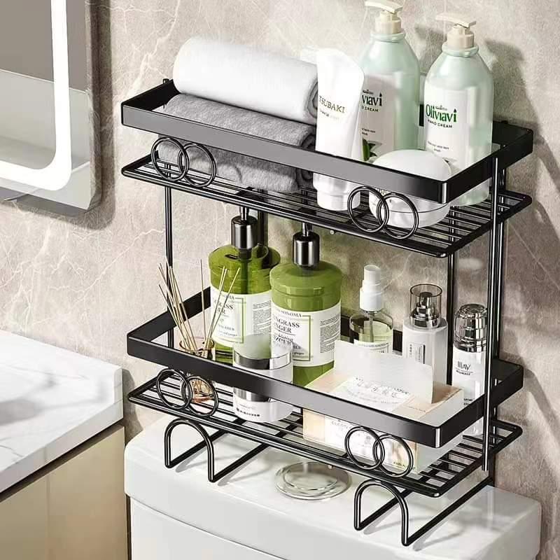 Metal Bathroom Storage Shelf/Toilet Organizer