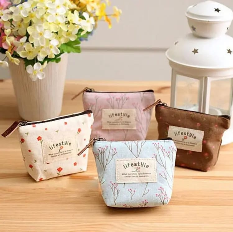 Small Floral Coin Purse