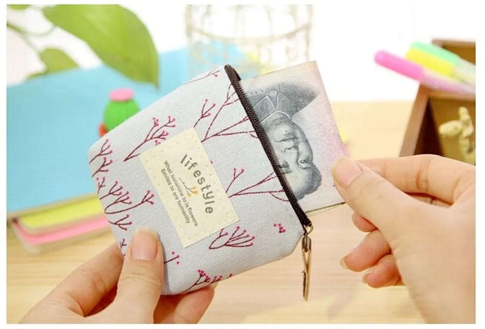 Small Floral Coin Purse