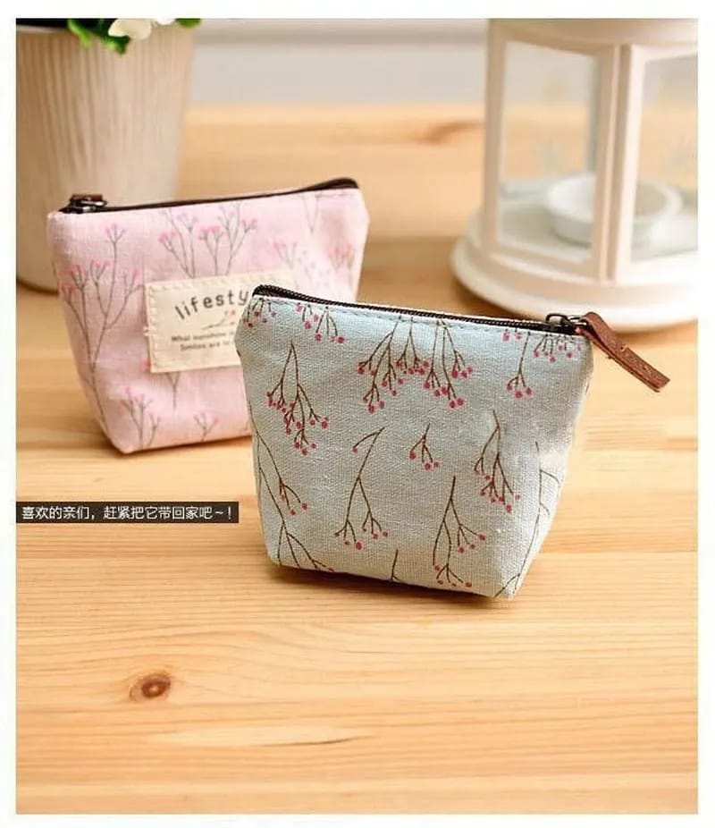 Small Floral Coin Purse
