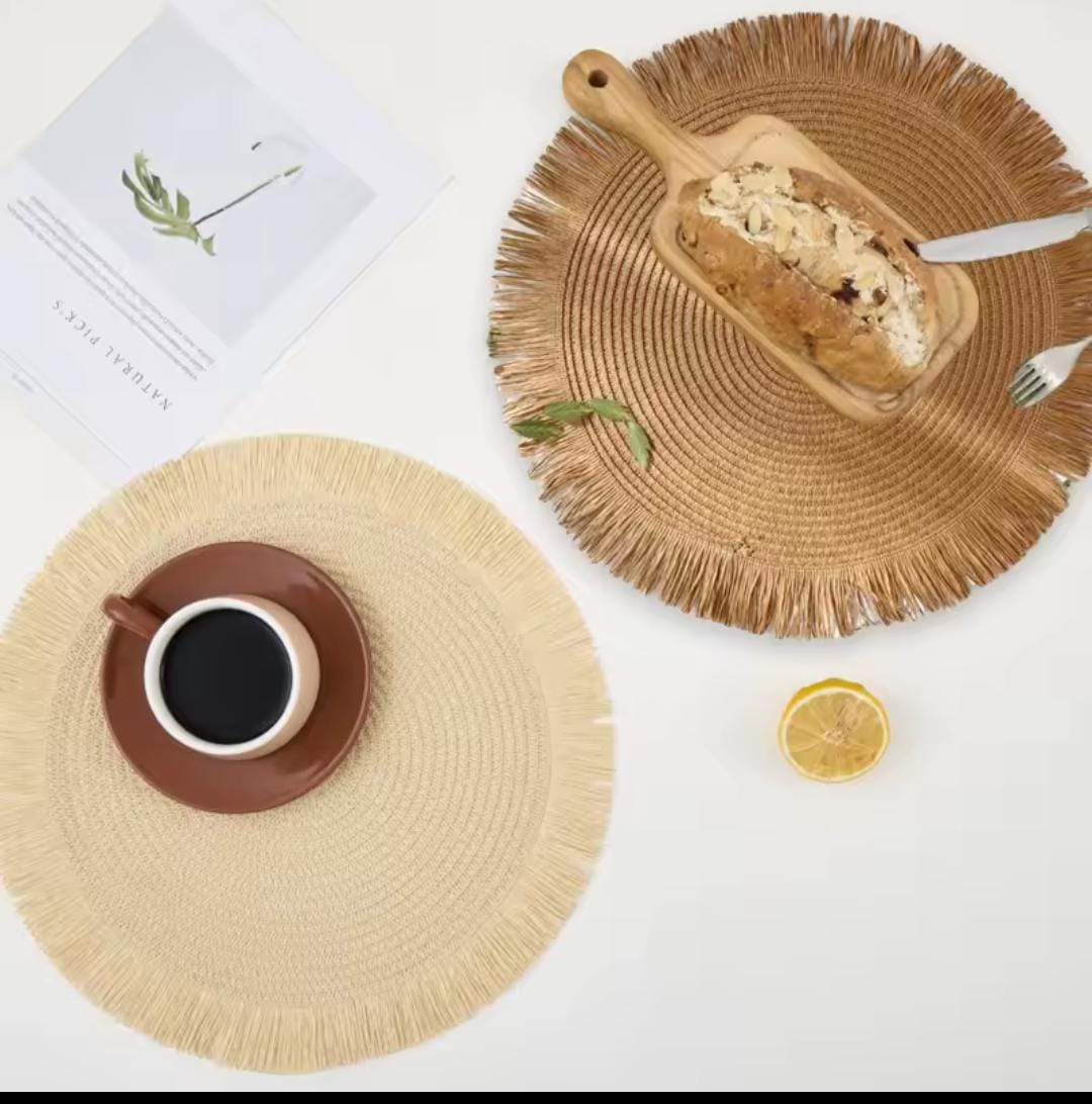 Decorative and functional placemats  High quality woven table/placemats.