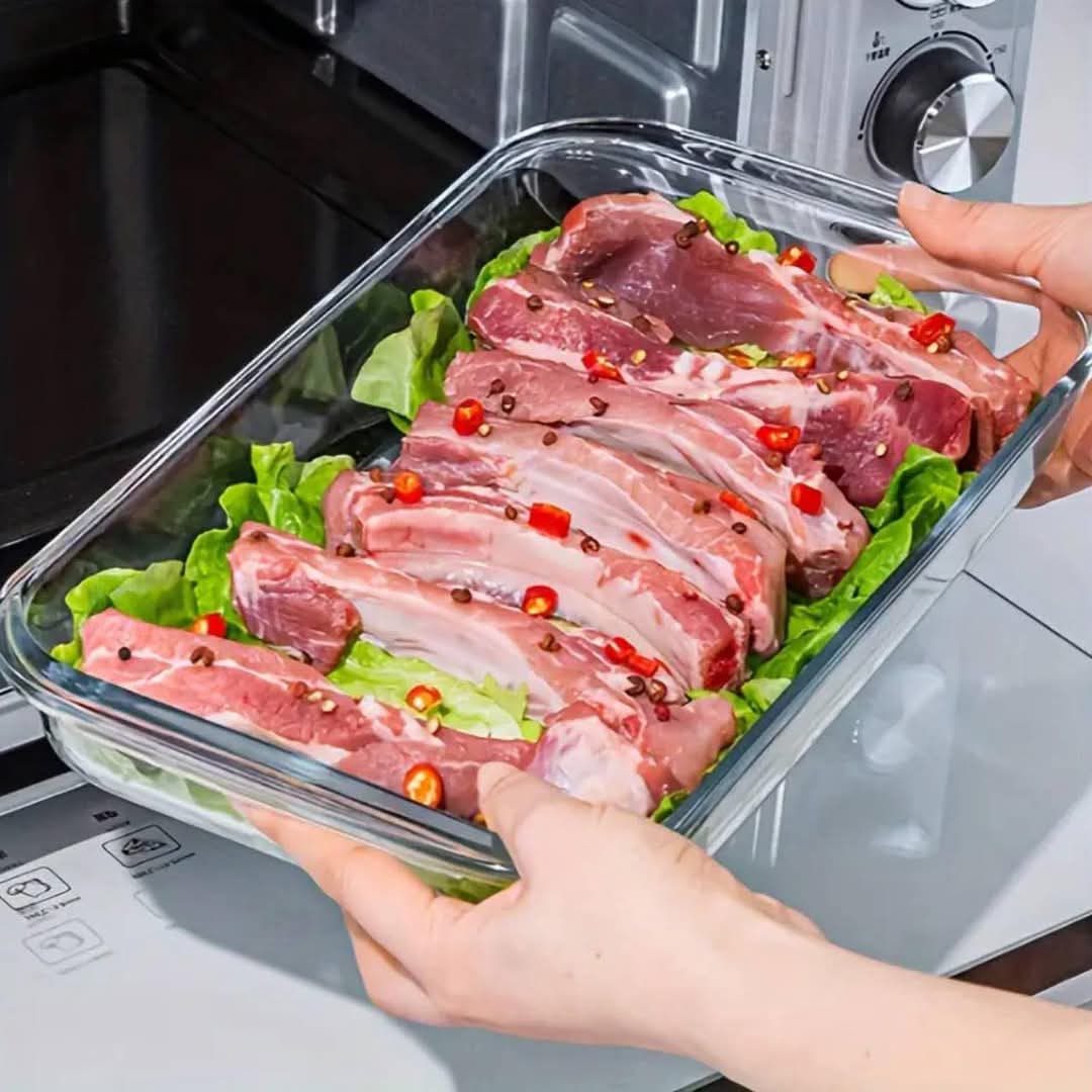 3 in 1 Glass Baking Tins