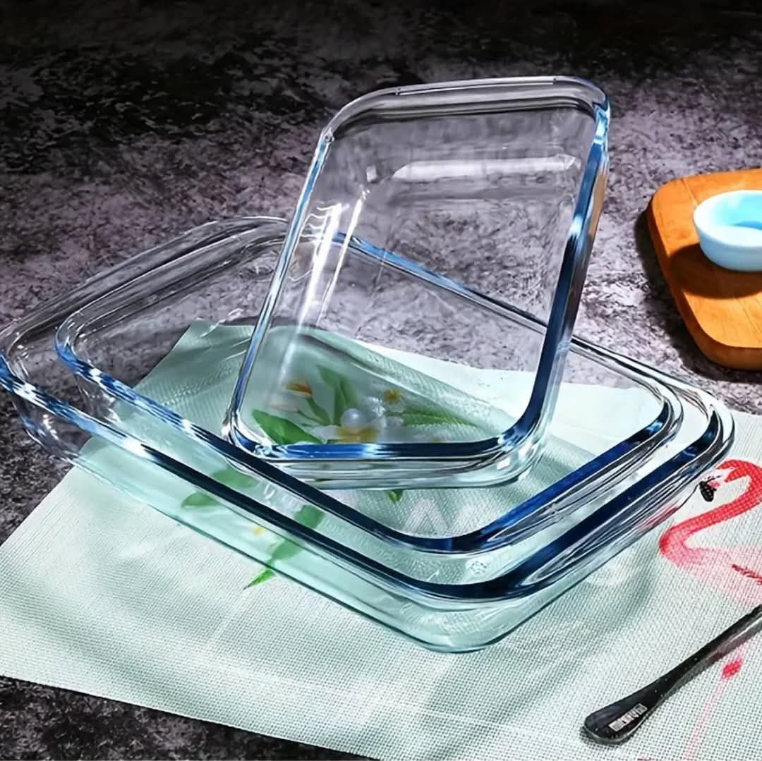 3 in 1 Glass Baking Tins