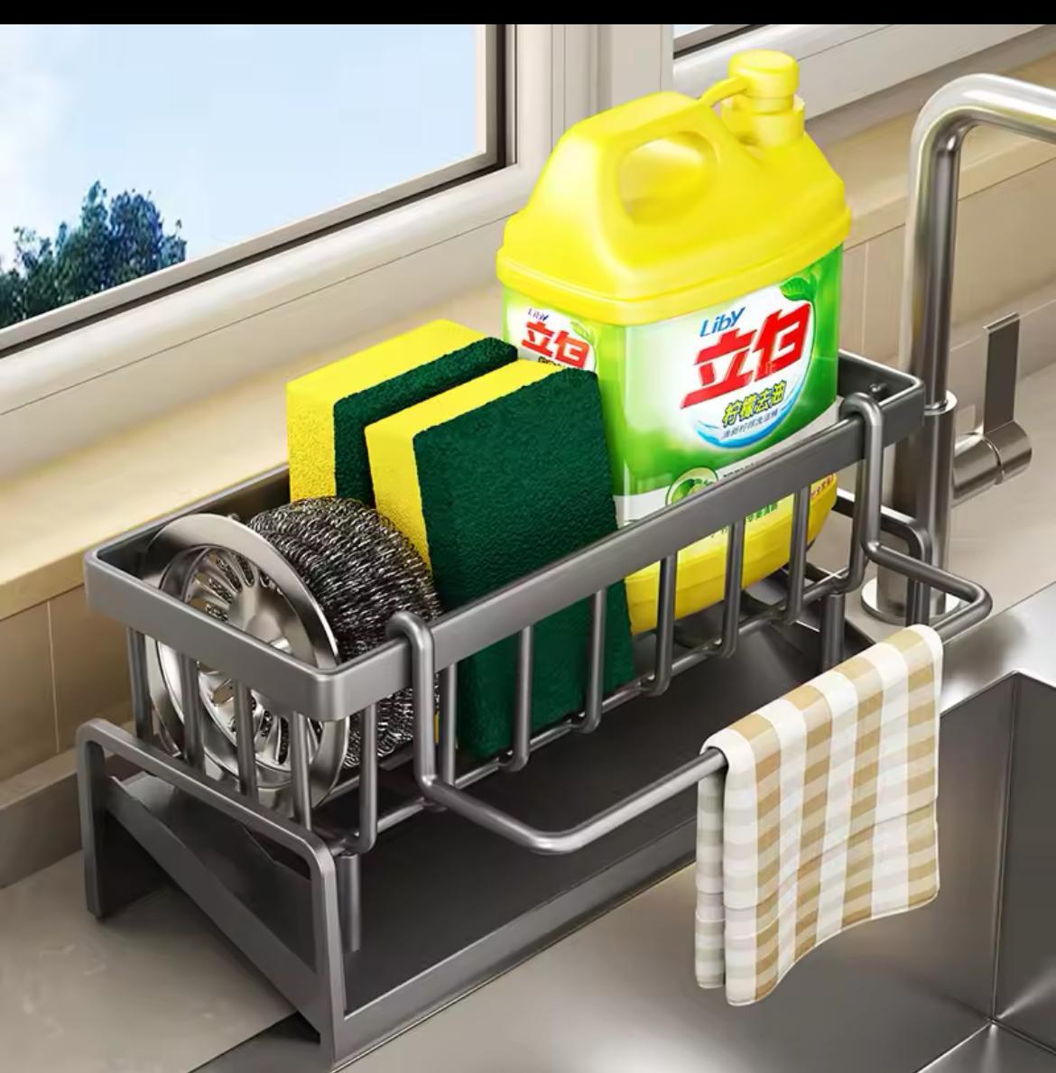 Sink Caddy Multifunctional Sink Sponge Detergent storage Rack