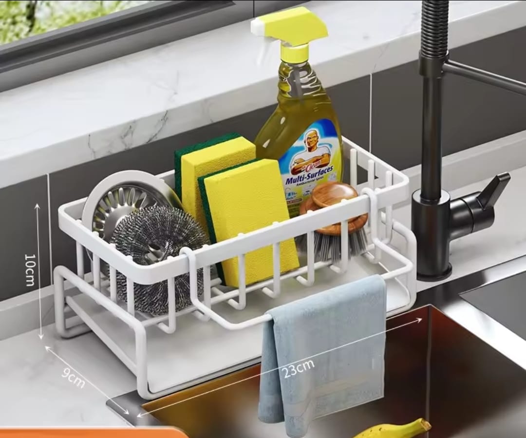 Sink Caddy Multifunctional Sink Sponge Detergent storage Rack