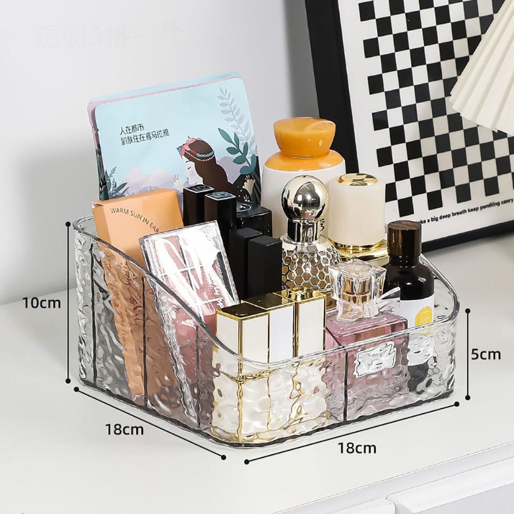 5 grid remote/cosmetic organizer