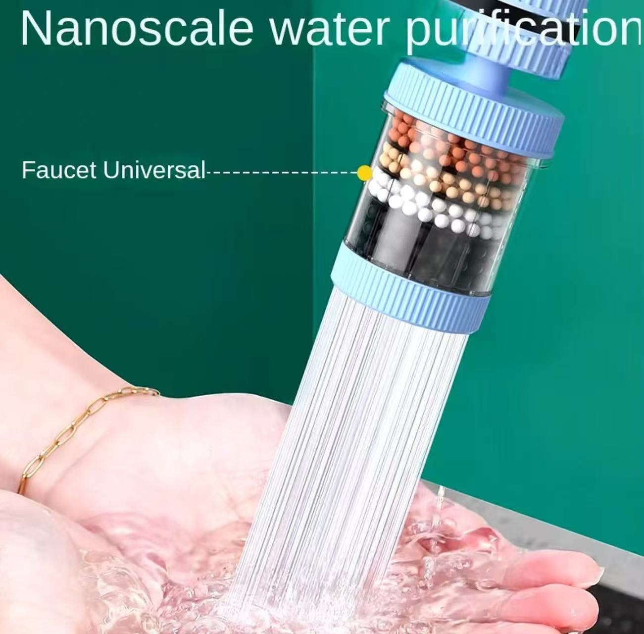 4-Layer Water Filter Tap Faucet Purifier