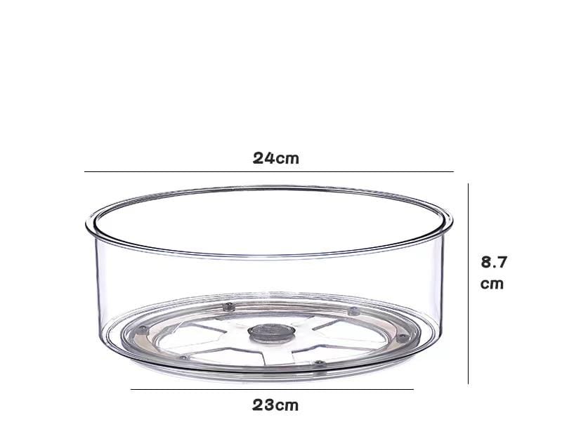 Acrylic multipurpose rotating of organizer/turntable