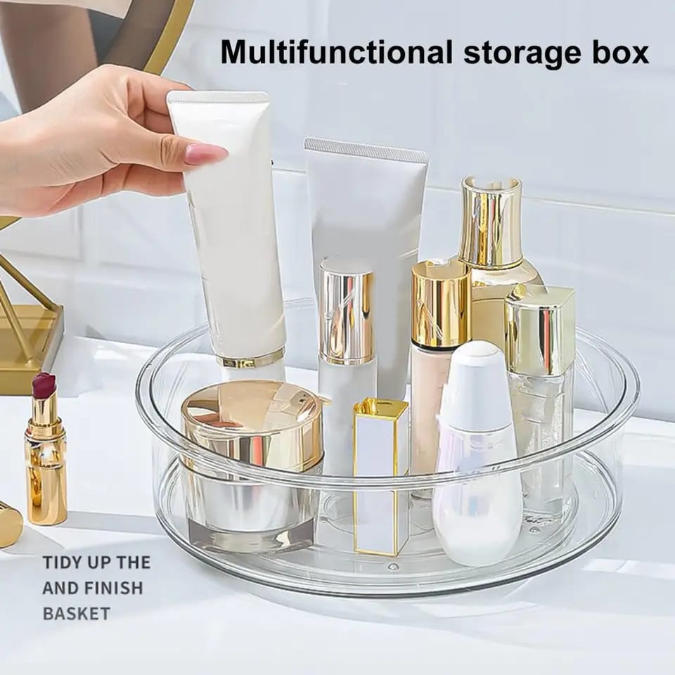 Acrylic multipurpose rotating of organizer/turntable