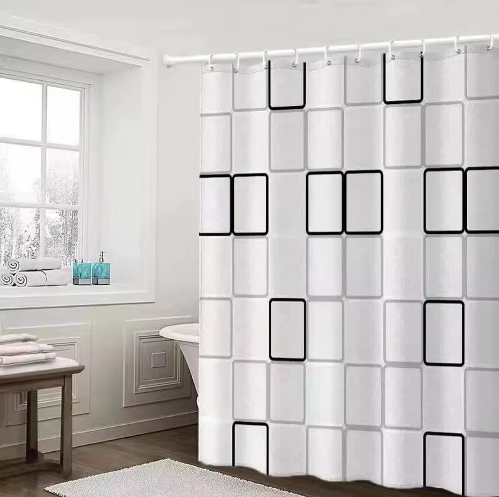 Bathroom shower curtain