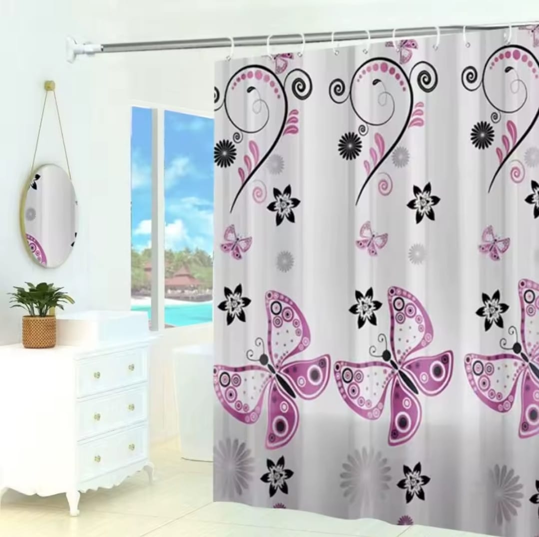 Bathroom shower curtain