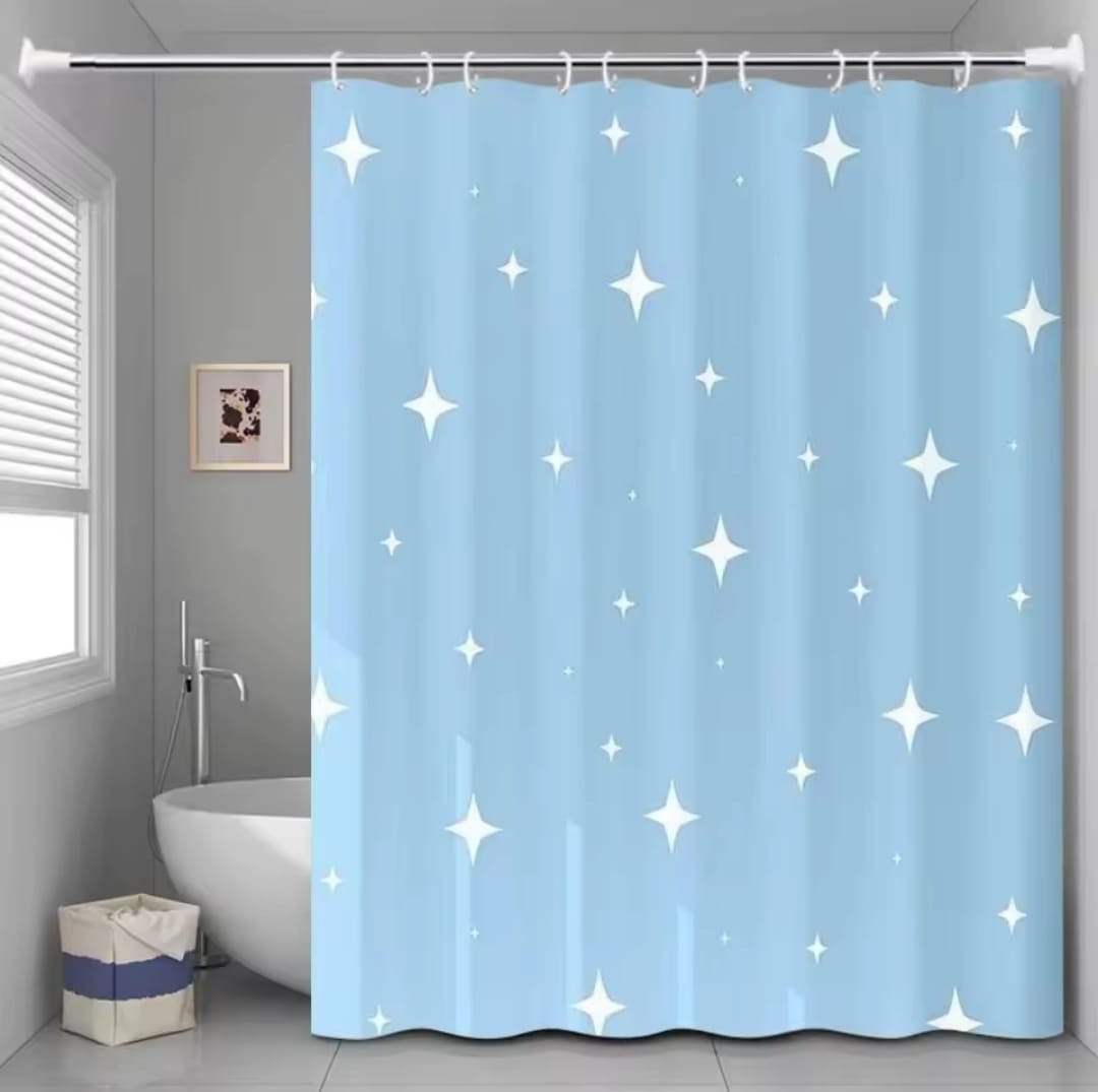 Bathroom shower curtain
