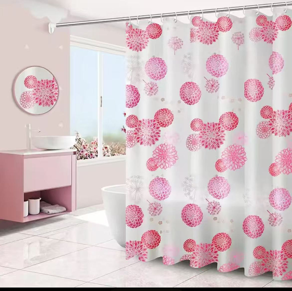 Bathroom shower curtain