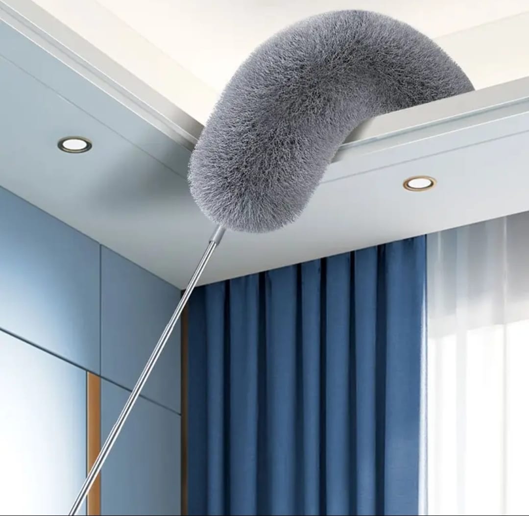 Microfiber Duster Extra Long Telescopic Pole Scratch-Resistant