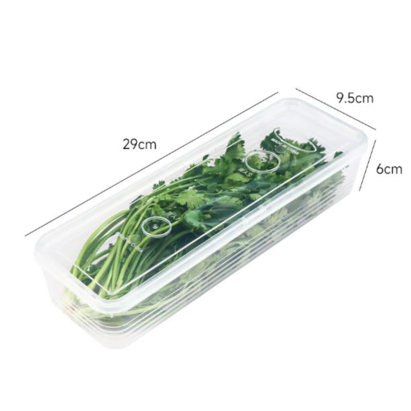 Refrigerator herb storage boxes