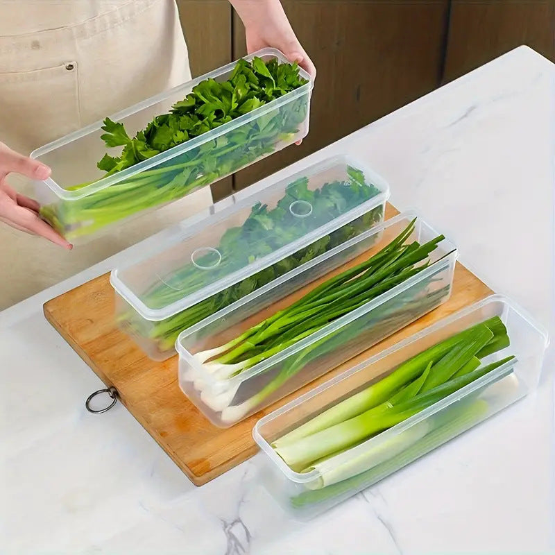 Refrigerator herb storage boxes