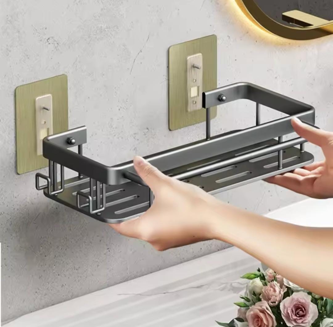 Metallic bathroom/sink  caddy